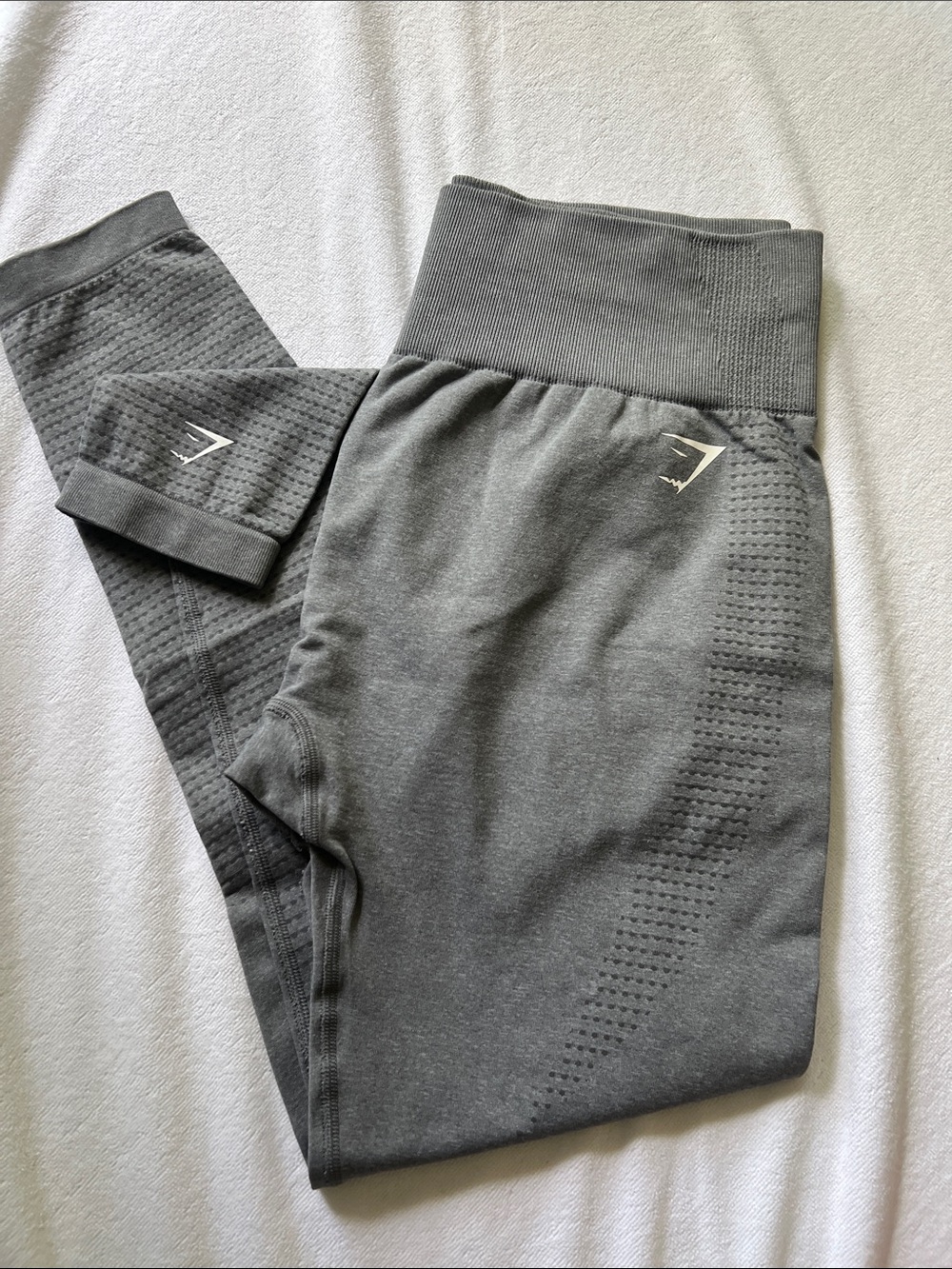 Gymshark Seamless viral legging High-Waist gray - XL